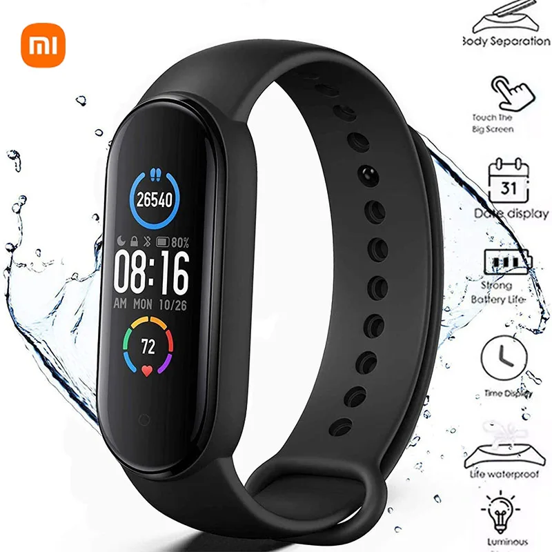 Смарт-часы Xiaomi M4, новинка, высокое качество, водонепроницаемые, для фитнеса, спорта, измерения кровяного давления, пульса, уровня кислорода в...
Смарт-часы Xiaomi M4, новинка, высокое качество, водонепроницаемые, для фитнеса, спорта, измерения кровяного давления, пульса, уровня кислорода в...