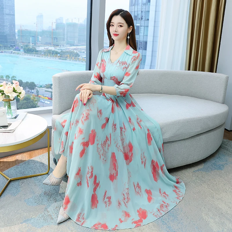 2022 Summer Boho Pink Print Chiffon Beach Maxi Dress Vintage 4XL Plus Size Long Sleeve Women Dress Elegant Party Dresses Vestido
2022 Summer Boho Pink Print Chiffon Beach Maxi Dress Vintage 4XL Plus Size Long Sleeve Women Dress Elegant Party Dresses Vestido