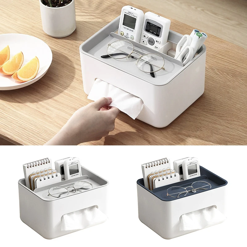 Tissue Storage Box Napkin Holder Multifunctional Sundries Storage Ontainer Living Room Stationery Organizer Box for Home Office
Tissue Storage Box Napkin Holder Multifunctional Sundries Storage Ontainer Living Room Stationery Organizer Box for Home Office