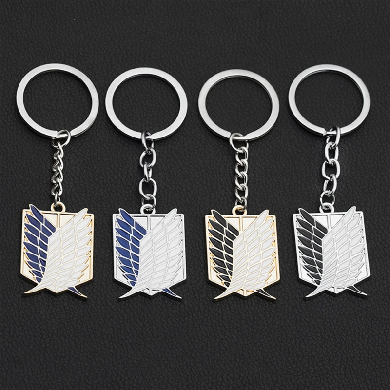 Attack On Titan Anime Keychain Wings Of Liberty Freedom Scouting Legion Eren Keyring Key Holder Chain Ring Jewelry Wholesale
Attack On Titan Anime Keychain Wings Of Liberty Freedom Scouting Legion Eren Keyring Key Holder Chain Ring Jewelry Wholesale