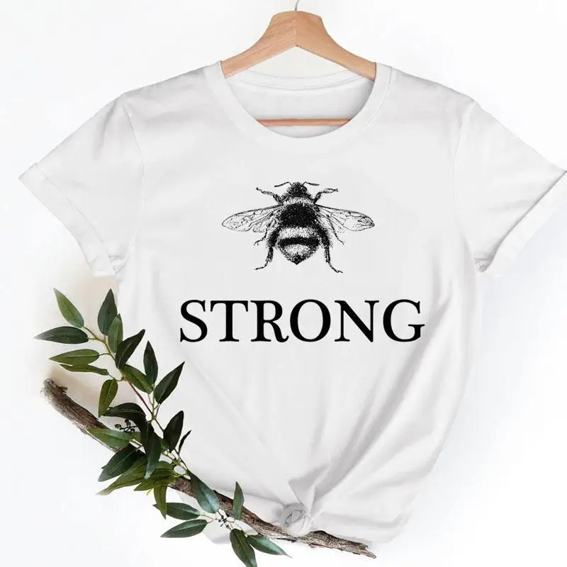 Футболка женская с принтом пчелы и букв 90-х, милая Модная Повседневная рубашка с коротким рукавом, на лето
Футболка женская с принтом пчелы и букв 90-х, милая Модная Повседневная рубашка с коротким рукавом, на лето