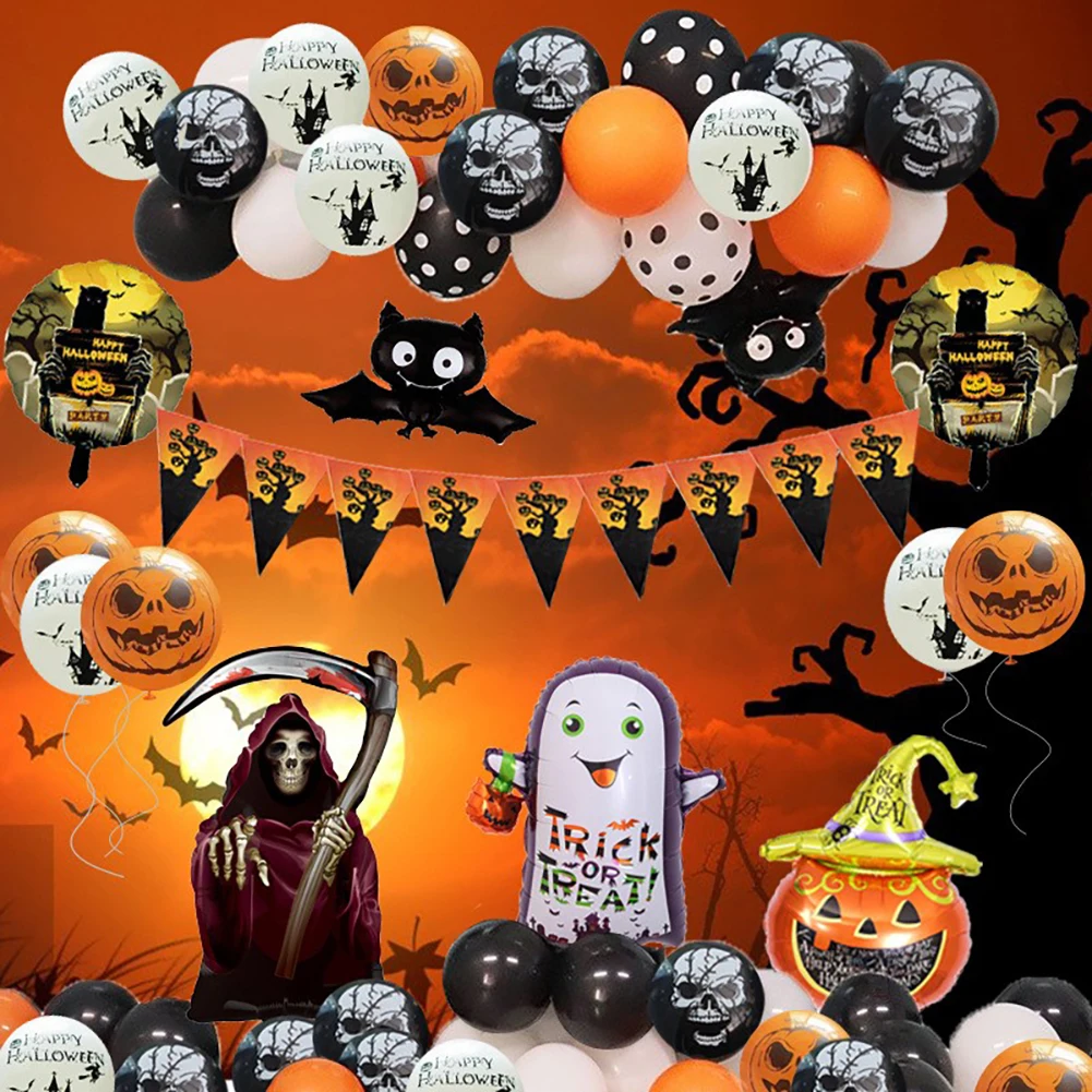 Mass Sale Package Halloween Pumpkin Ghost Balloons Decorations Spider Foil Balloons Inflatable Toys Bat GlobosParty Supplies
Mass Sale Package Halloween Pumpkin Ghost Balloons Decorations Spider Foil Balloons Inflatable Toys Bat GlobosParty Supplies