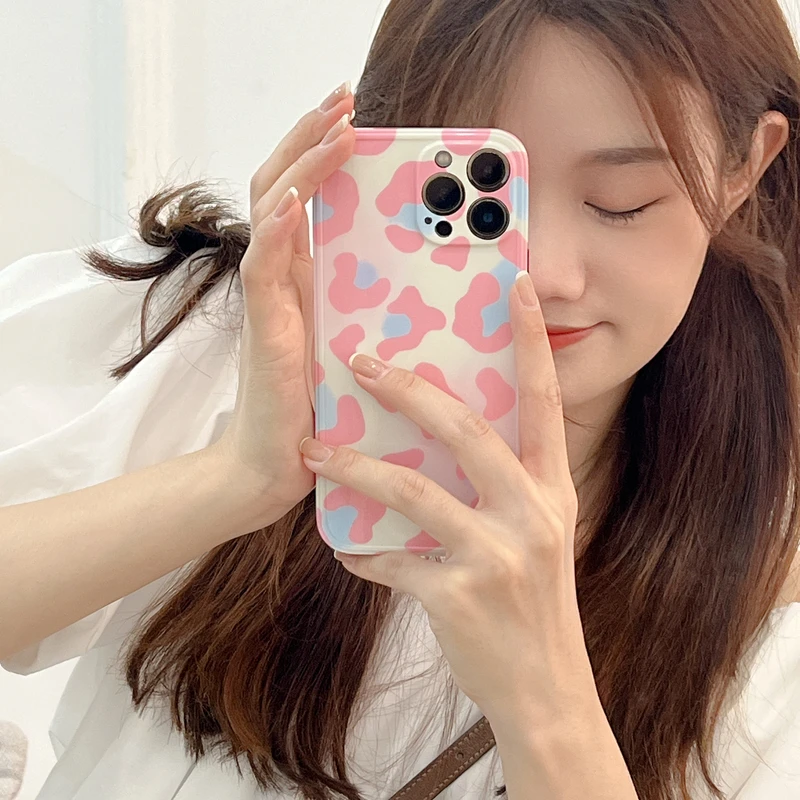 Корейский Роскошный милый розовый чехол для телефона с леопардовым принтом для iPhone 13 12 11 Pro Xs Max Xr X 7 8 Puls противоударный мягкий чехол из ТПУ
Корейский Роскошный милый розовый чехол для телефона с леопардовым принтом для iPhone 13 12 11 Pro Xs Max Xr X 7 8 Puls противоударный мягкий чехол из ТПУ