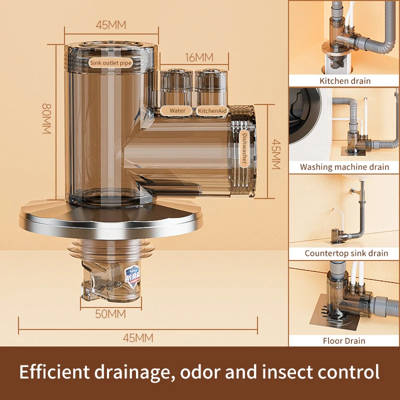 Pre filter of three-way odor proof water distribution valve for kitchen drainage pipeline Central Prefilter Purifier System
Pre filter of three-way odor proof water distribution valve for kitchen drainage pipeline Central Prefilter Purifier System