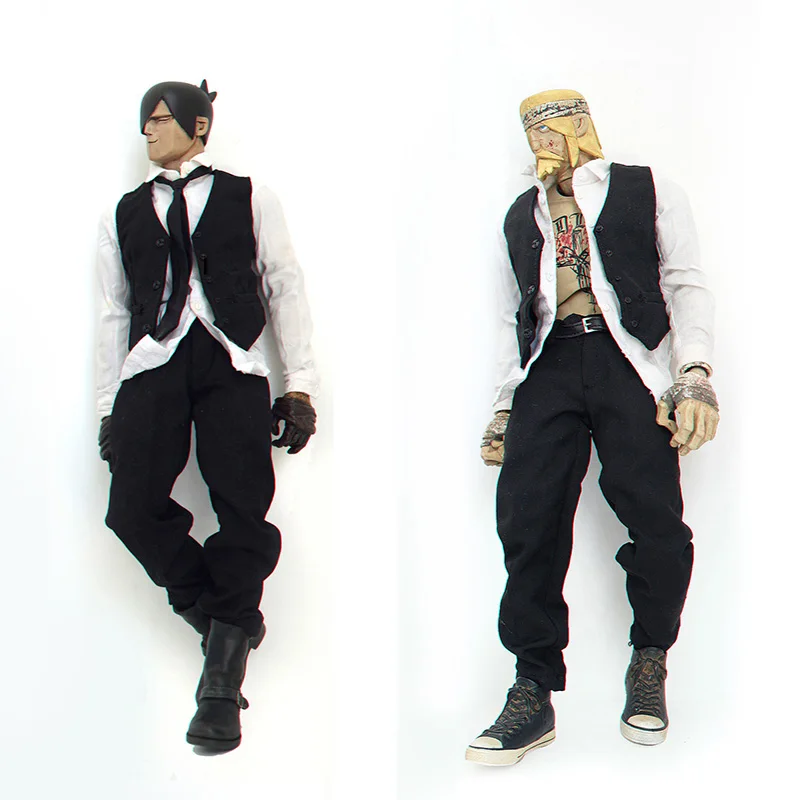5pcs Set 1/6 Scale Male Gentleman Clothes Suit Vest Shirt Trousers Tie Belt with Lightly Worn Style for 12in Action Figure Body
5pcs Set 1/6 Scale Male Gentleman Clothes Suit Vest Shirt Trousers Tie Belt with Lightly Worn Style for 12in Action Figure Body