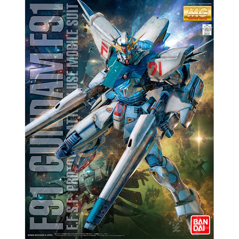 Original Bandai Gundam Anime Figure MG 1/100 Mobile Suit Gundam F91 GUNDAM FORMULA Effects Action Figure Model Modification Toys 
Original Bandai Gundam Anime Figure MG 1/100 Mobile Suit Gundam F91 GUNDAM FORMULA Effects Action Figure Model Modification Toys