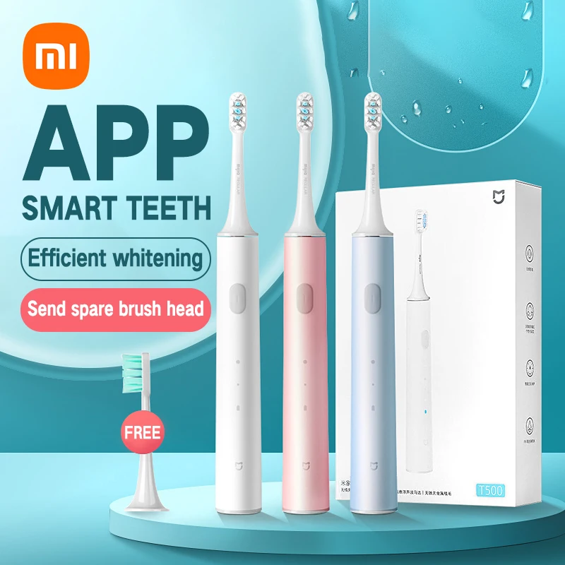 Xiaomi Official Mijia T500 Sonic Electric Toothbrush Adult 3 Modes Automatic Cleaning Men Women Couple Rechargeable Tooth Brush
Xiaomi Official Mijia T500 Sonic Electric Toothbrush Adult 3 Modes Automatic Cleaning Men Women Couple Rechargeable Tooth Brush
