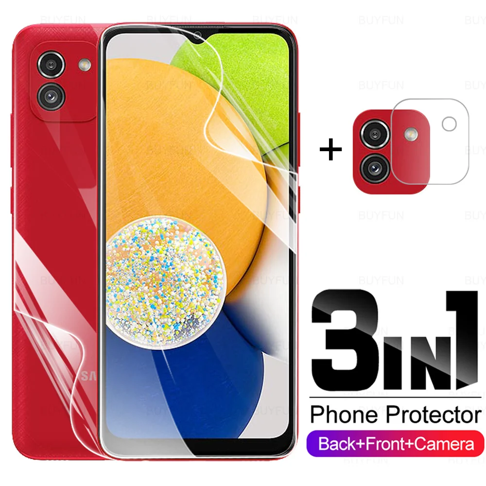 Гидрогелевая пленка 3 в 1 для Samsung Galaxy A03 6,5 дюйма, Защита экрана для Samsung A03, A 03, Защитная пленка для объектива камеры, не стекло
Гидрогелевая пленка 3 в 1 для Samsung Galaxy A03 6,5 дюйма, Защита экрана для Samsung A03, A 03, Защитная пленка для объектива камеры, не стекло