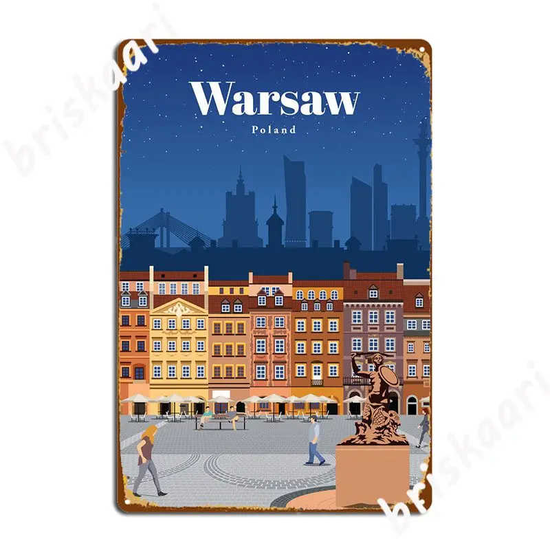 Travel To Warsaw Poster Metal Plaque Wall Decor Decoration Living Room Club Tin Sign Posters
Travel To Warsaw Poster Metal Plaque Wall Decor Decoration Living Room Club Tin Sign Posters