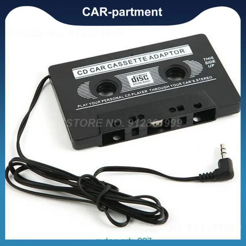

Универсальный переходник для кассеты, прочная портативная Автомобильная аудиокассета, кассета, Aux аудио 3,5 мм, mp3-плеер, автомобильный аксессуар
