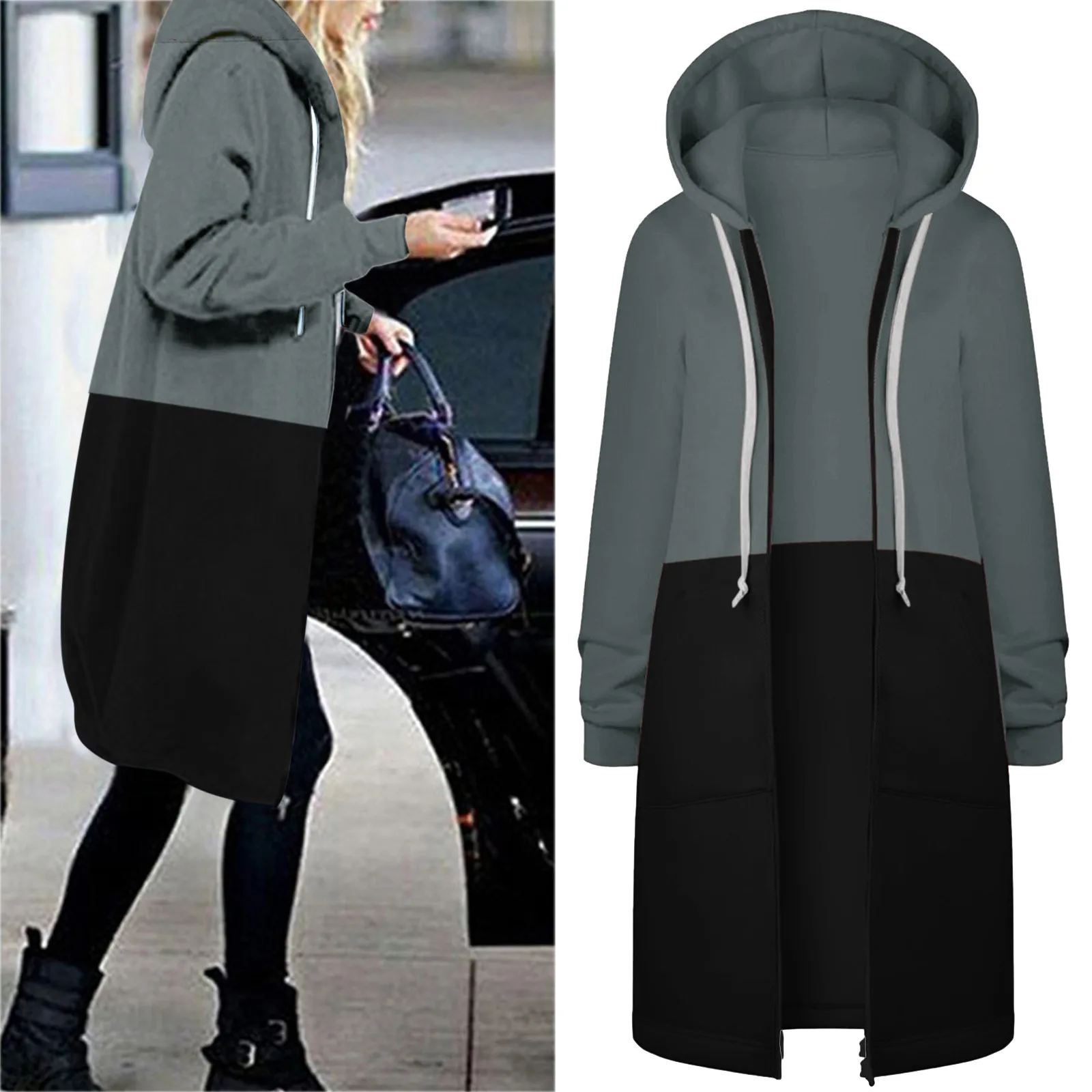Western Jacket Juniors Zip up Hoodie Women Casual Solid Color Sleeve Colorblock Winter Jacket Womens Womens Jacket Biker
Western Jacket Juniors Zip up Hoodie Women Casual Solid Color Sleeve Colorblock Winter Jacket Womens Womens Jacket Biker