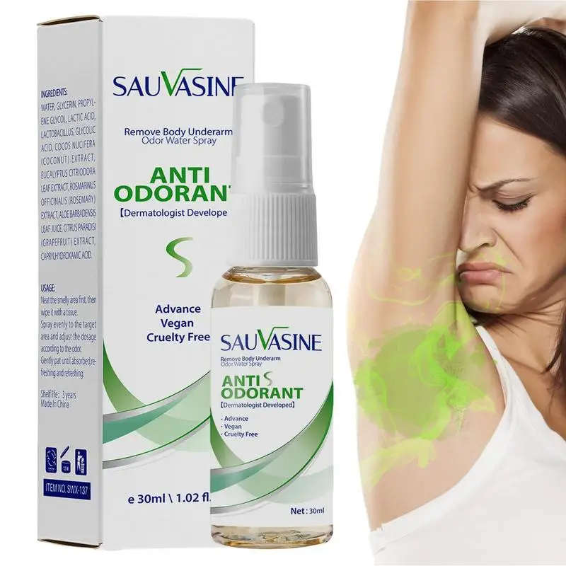 

Body Odor Eliminator 30ml Rosemary Coconut Armpit Antiperspirants Spray Sweat Removing Supplies For Home Beach Vacation Dormitor