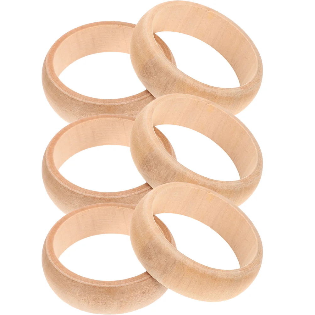 6PCS Uncolored Unpainted Smooth Surface Round Bracelet Natural Wood Bangles Craft Project Bangles Blank Wood Bangles
6PCS Uncolored Unpainted Smooth Surface Round Bracelet Natural Wood Bangles Craft Project Bangles Blank Wood Bangles