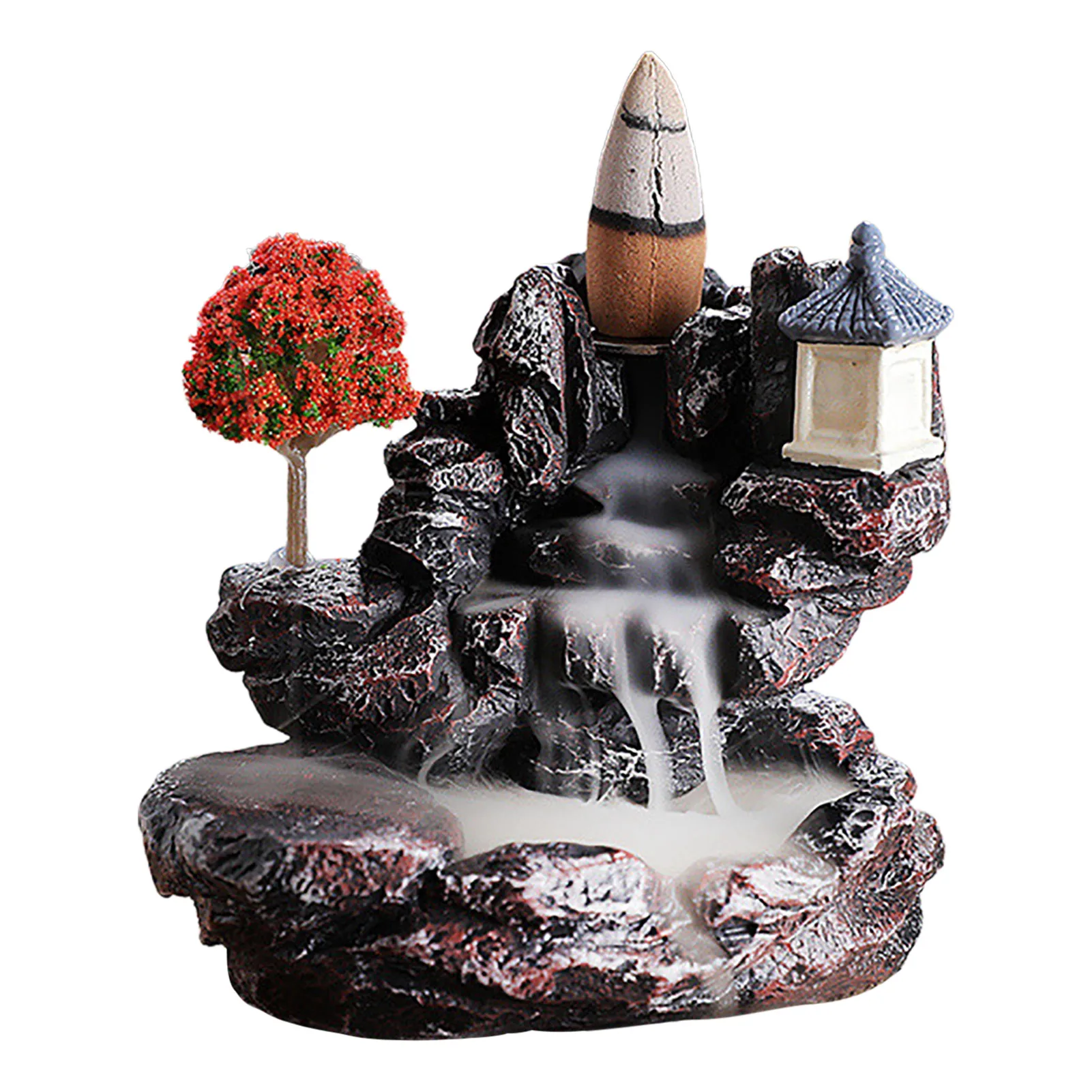 Backflow Incense Burner Ceramic Backflow Incense Holder Handcrafted Resin Censer Stand For Home Office Yoga Ornament
Backflow Incense Burner Ceramic Backflow Incense Holder Handcrafted Resin Censer Stand For Home Office Yoga Ornament