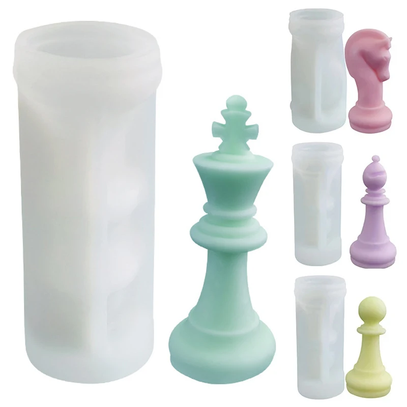DIY Chess Resin Silicone Mold Creative Aroma Candle Mold Unique Shape Easy To Clean Easy To Demold Christmas Gifts Decoration
DIY Chess Resin Silicone Mold Creative Aroma Candle Mold Unique Shape Easy To Clean Easy To Demold Christmas Gifts Decoration