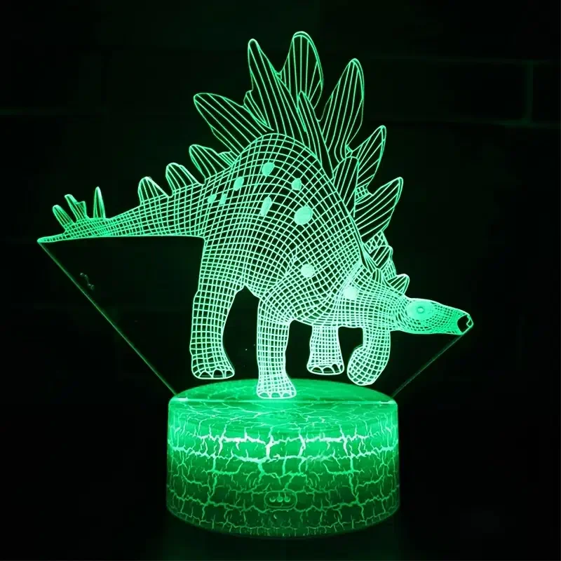 HMTX Christmas Lights, Christmas Decoration Dinosaur Shape USB 3 RGB Color Changing 3D Illusion Lamp Game Night Touch Light Chri
HMTX Christmas Lights, Christmas Decoration Dinosaur Shape USB 3 RGB Color Changing 3D Illusion Lamp Game Night Touch Light Chri