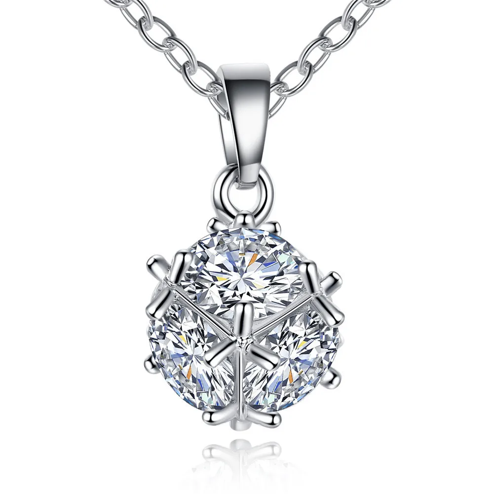 Korean Version of Creative Spherical Zircon Pendant Necklace Women's Collarbone Chain Party Gift Fine Star Pendant Trinkets
Korean Version of Creative Spherical Zircon Pendant Necklace Women's Collarbone Chain Party Gift Fine Star Pendant Trinkets
