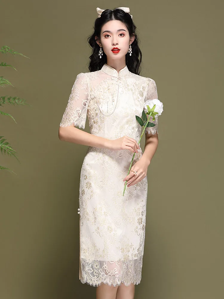 Индивидуальный бутик, китайский чонсам, кружевные свадебные платья Qipao для невесты
Индивидуальный бутик, китайский чонсам, кружевные свадебные платья Qipao для невесты