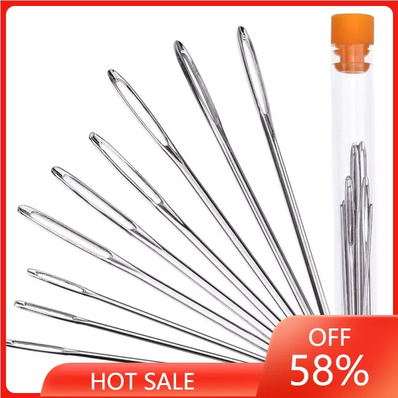 Pieces Silver Large-eye Blunt Needles Steel Yarn Knitting Needles Sewing Needles, 5BB5580
Pieces Silver Large-eye Blunt Needles Steel Yarn Knitting Needles Sewing Needles, 5BB5580