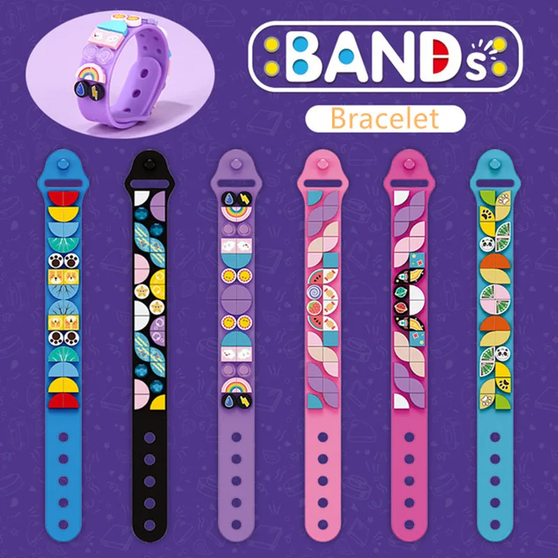 6PCS Dot Building Block Bracelet Creative Craft Homemade Jewelry DIY Adjustable Wristband Bracelet Toy Birthday Holiday Kid Gift
6PCS Dot Building Block Bracelet Creative Craft Homemade Jewelry DIY Adjustable Wristband Bracelet Toy Birthday Holiday Kid Gift