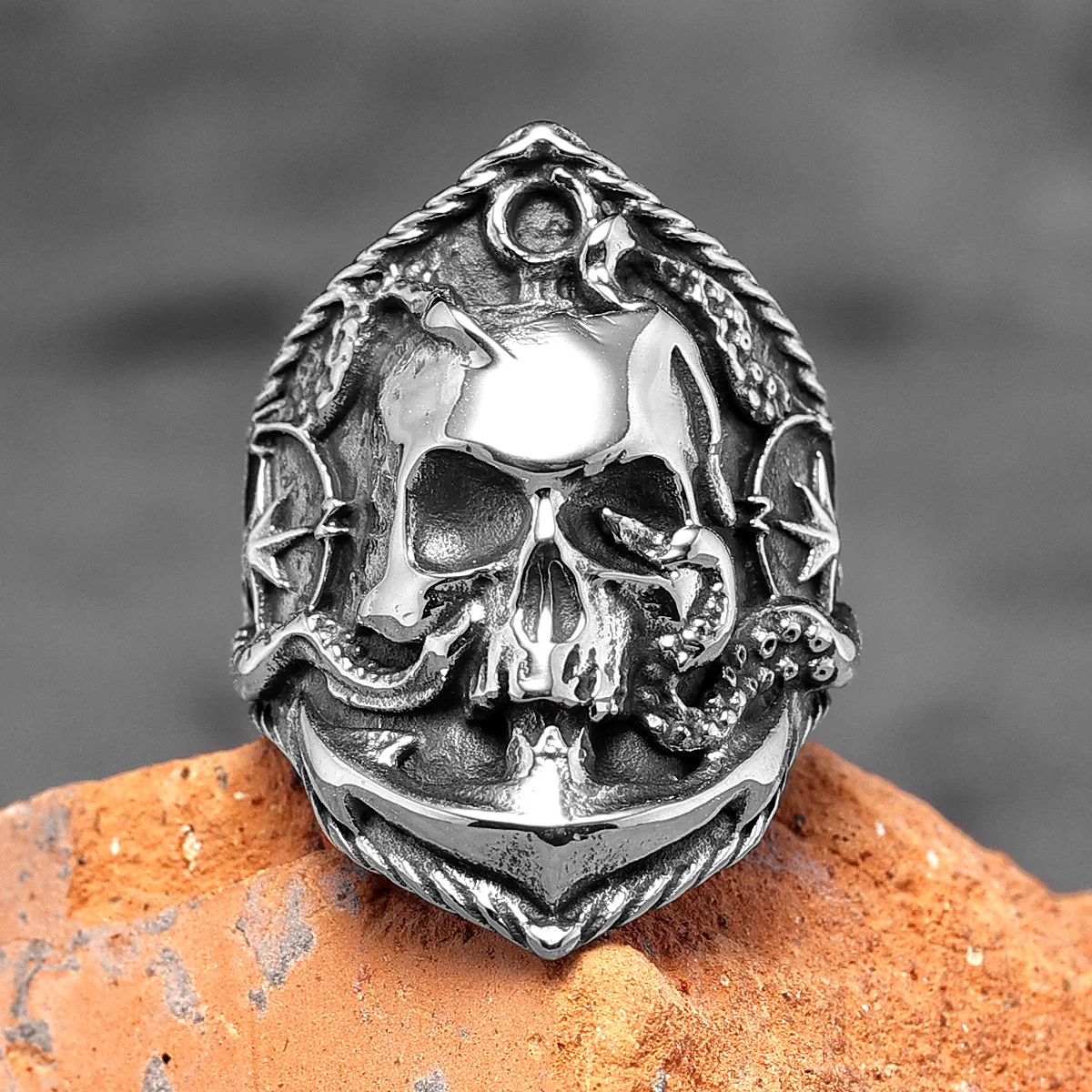 Octopus Pirate Water Ghost Skull Anchor Stainless Steel Mens Rings Punk for Male Boyfriend Jewelry Creativity Gift Wholesale
Octopus Pirate Water Ghost Skull Anchor Stainless Steel Mens Rings Punk for Male Boyfriend Jewelry Creativity Gift Wholesale
