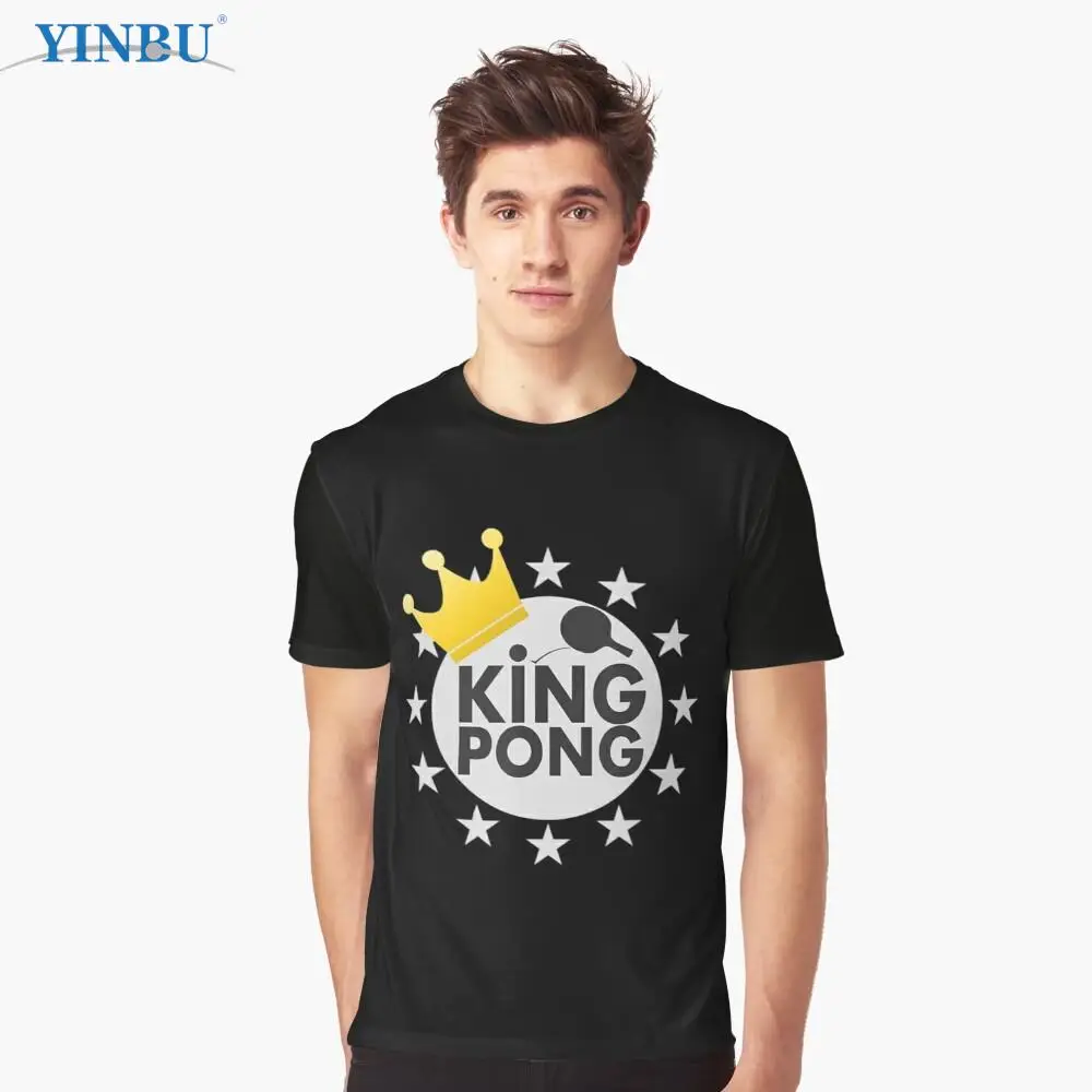 King Pong P.ing Pong Champion print YINBU Brand t shirts High quality Men's short O neck t-shirt Graphic Tee
King Pong P.ing Pong Champion print YINBU Brand t shirts High quality Men's short O neck t-shirt Graphic Tee