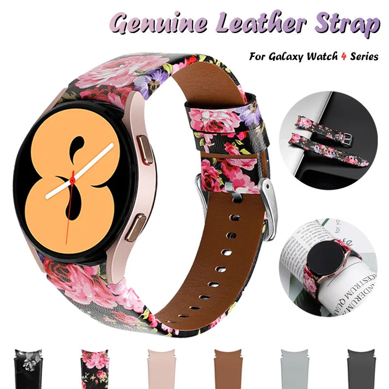 Genuine Leather Band For Samsung Galaxy Watch 4 classic 46mm 42mm 44mm 40mm No Gaps Leather Bracelet correa Galaxy Watch 4 strap
Genuine Leather Band For Samsung Galaxy Watch 4 classic 46mm 42mm 44mm 40mm No Gaps Leather Bracelet correa Galaxy Watch 4 strap