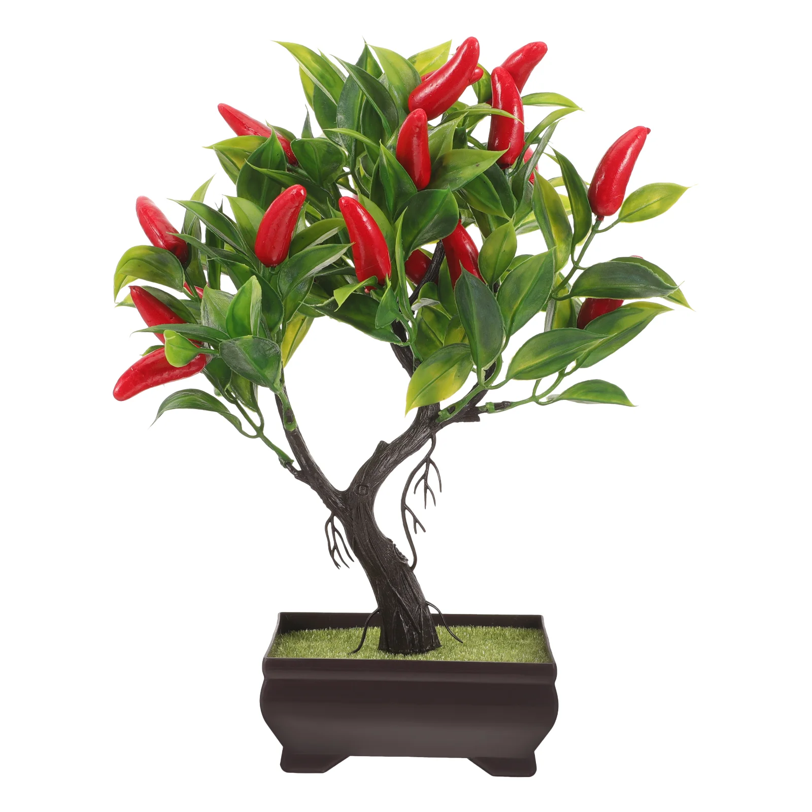 Artificial Chili Tree Mini Fake Artificial Potted Home Office Desk Bonsai Decoration 
Artificial Chili Tree Mini Fake Artificial Potted Home Office Desk Bonsai Decoration
