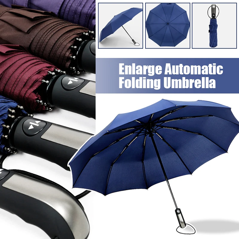 Fashion Portable UV Folding Automatic Umbrella Rain Wind Resistant Trip Sun Umbrellas 10 Ribs Auto Compact Fiberglass Umbrella
Fashion Portable UV Folding Automatic Umbrella Rain Wind Resistant Trip Sun Umbrellas 10 Ribs Auto Compact Fiberglass Umbrella