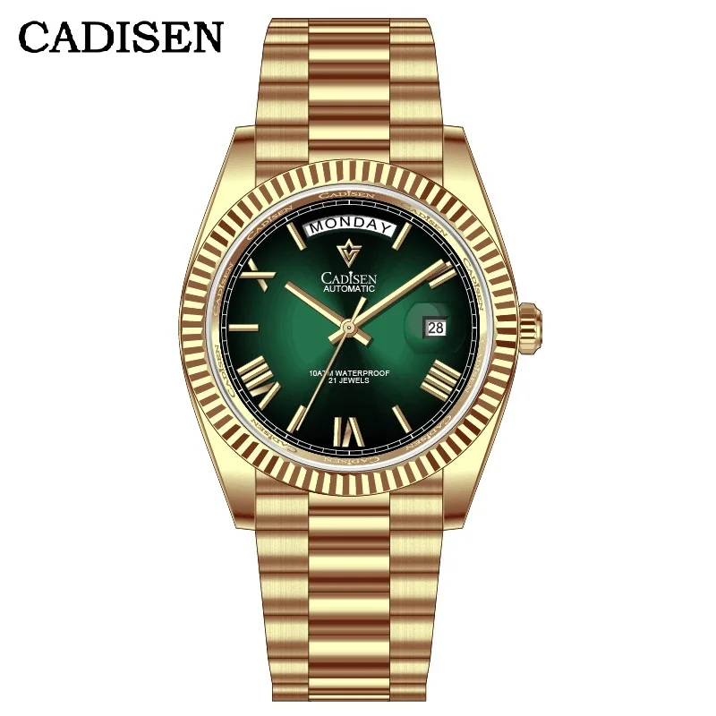 2022 CADISEN Automatic Watch Men Waterproof 10Bar Screw Crown Japan Miyota 8285 Movement Stainless Steel Case Watches Luminous
2022 CADISEN Automatic Watch Men Waterproof 10Bar Screw Crown Japan Miyota 8285 Movement Stainless Steel Case Watches Luminous