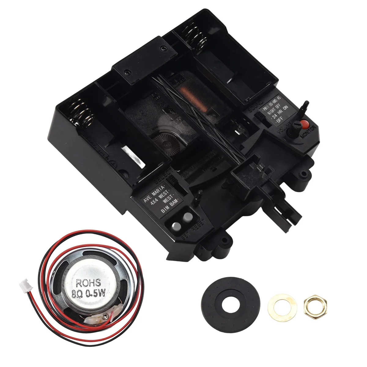 Механический механизм для часов, музыкальная шкатулка, бесшумный кварцевый механизм, Настенная деталь