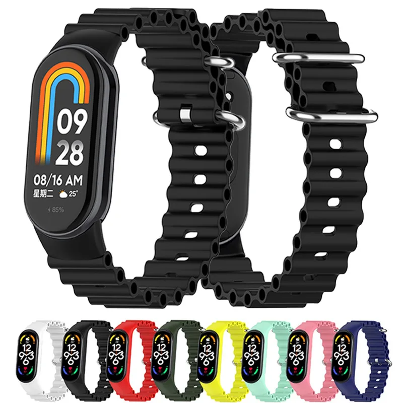 Strap For Xiaomi Mi Band 8 Smartwatch Bracelet Sport Wrist Replacement Soft Silicone Ocean Strap For Xiaomi Mi band 8 Wristband
Strap For Xiaomi Mi Band 8 Smartwatch Bracelet Sport Wrist Replacement Soft Silicone Ocean Strap For Xiaomi Mi band 8 Wristband