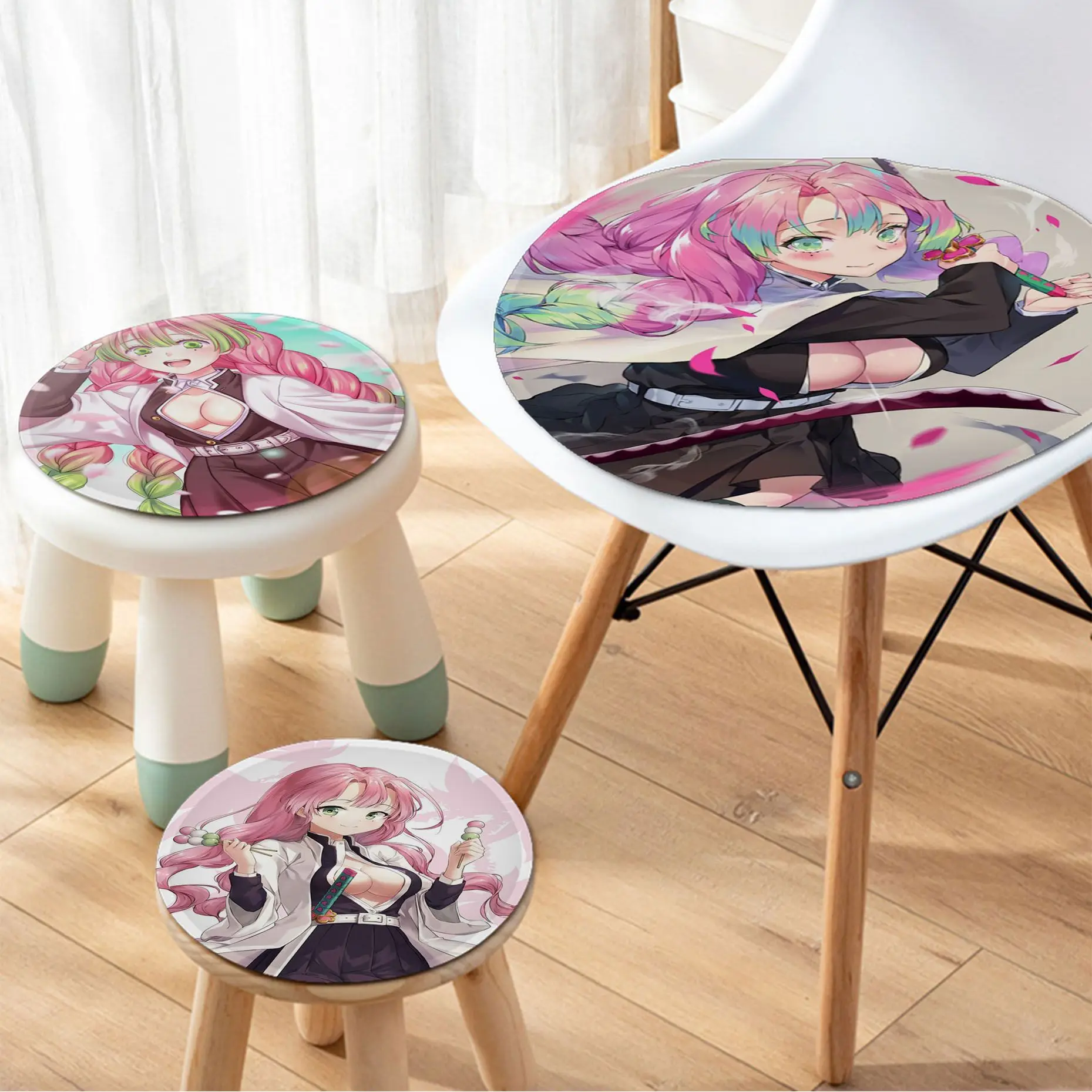 Demon Slayer Kanroji Mitsuri Four Seasons Chair Cushion Soft Office Car Seat Comfort Breathable 45x45cm Chair Cushions
Demon Slayer Kanroji Mitsuri Four Seasons Chair Cushion Soft Office Car Seat Comfort Breathable 45x45cm Chair Cushions