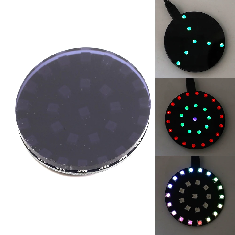 DIY Kit RGB LED Flashing Lamp Ring Module Breathing Light Gradient Color Decorative Lights For Arduinos DC 5V Soldering Suite
DIY Kit RGB LED Flashing Lamp Ring Module Breathing Light Gradient Color Decorative Lights For Arduinos DC 5V Soldering Suite