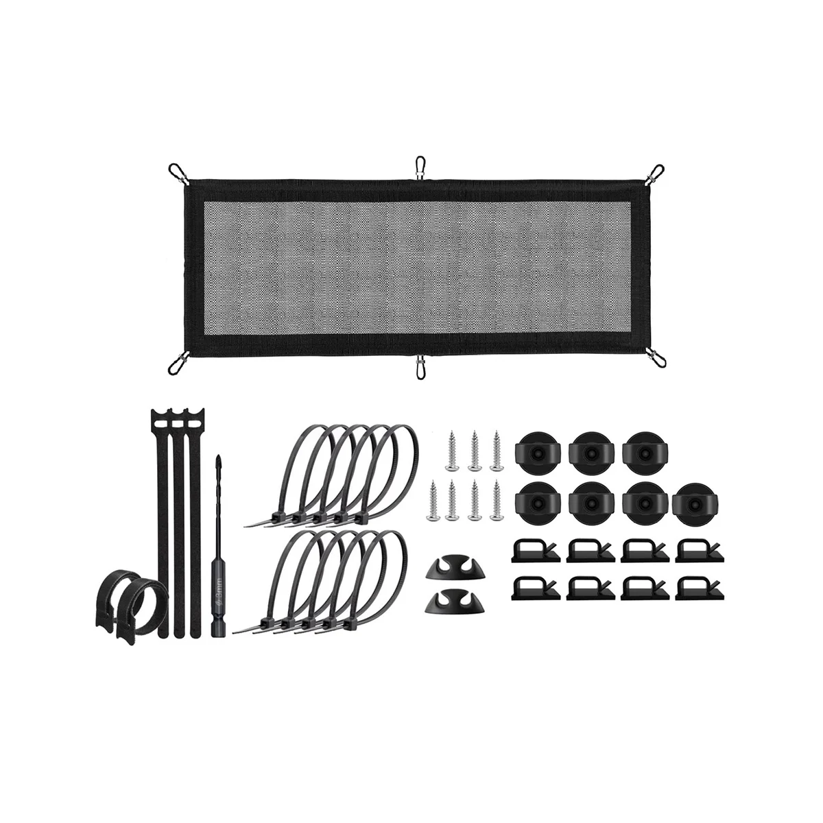 Cable Management Net - Under Desk Wire Management - Flexible Under Desk Cable Management Tray A
Cable Management Net - Under Desk Wire Management - Flexible Under Desk Cable Management Tray A