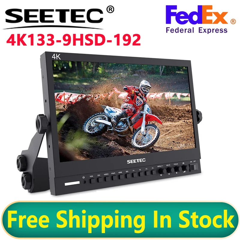 Seetec 4K133-9HSD-192(Original P133-9HSD) 13.3 Inch IPS 3G-SDI 4K HDMI Broadcast Monitor Director Desktop LCD Monitor
Seetec 4K133-9HSD-192(Original P133-9HSD) 13.3 Inch IPS 3G-SDI 4K HDMI Broadcast Monitor Director Desktop LCD Monitor