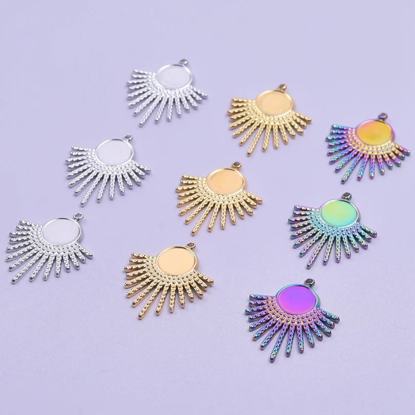 6Pcs/Lot Geometric Sector Pendant Handmade Large Earrings For Women Jewelry Making Stainless Steel Charms Accessories Supplies
6Pcs/Lot Geometric Sector Pendant Handmade Large Earrings For Women Jewelry Making Stainless Steel Charms Accessories Supplies