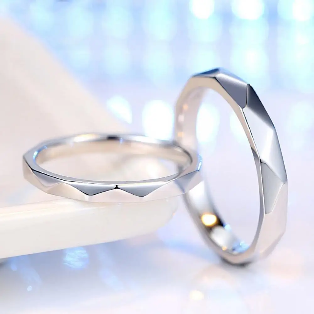 Three-Dimensional Diamond 18K white gold Couple's Open Adjustable Ring Real S925 Stamp Jewelry S925 Stamp
Three-Dimensional Diamond 18K white gold Couple's Open Adjustable Ring Real S925 Stamp Jewelry S925 Stamp