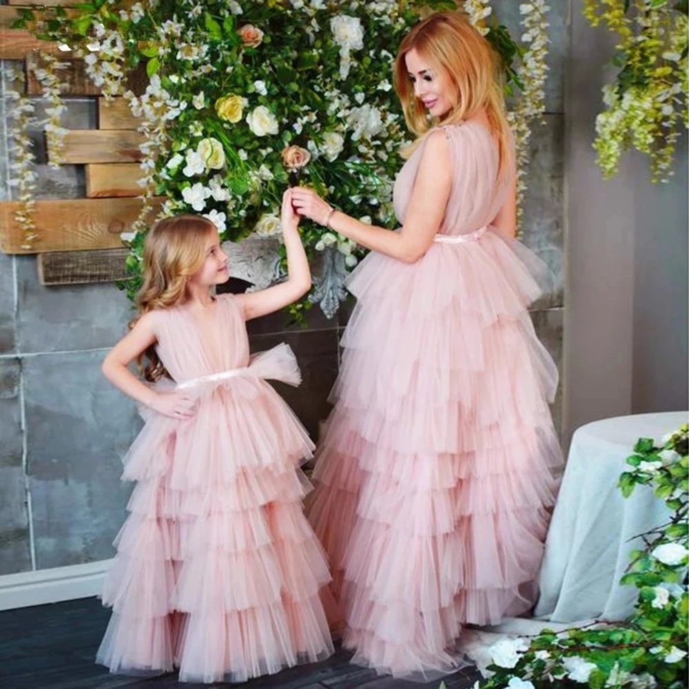 gy Cute and delicate girl flower girl dress sleeveless V-neck tulle princess party birthday first communion ceremony
gy Cute and delicate girl flower girl dress sleeveless V-neck tulle princess party birthday first communion ceremony