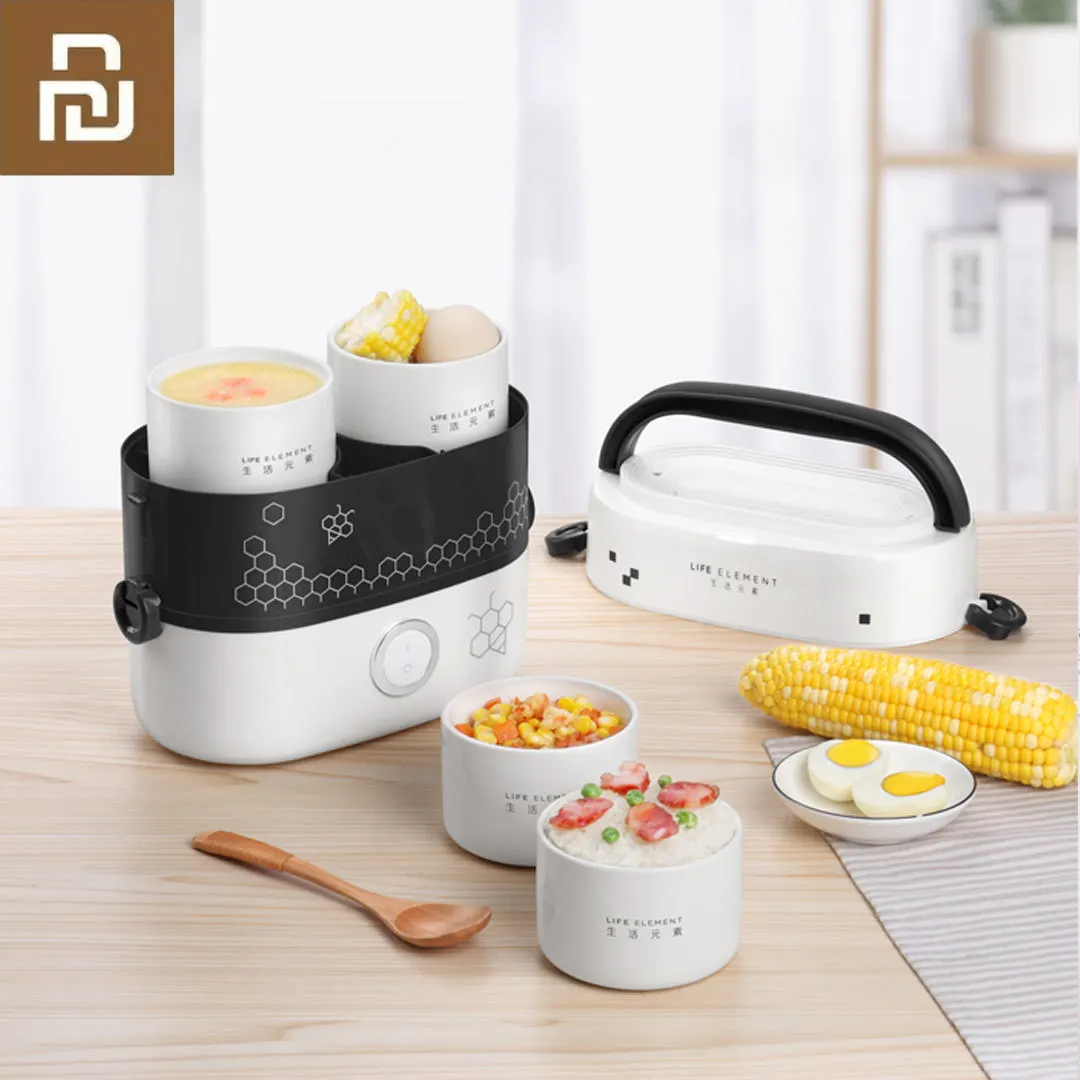 Youpin Portable Electric Lunch Box Steam Circulation Heating Separate 4 Bowls 1.5L Two Layers Meal Thermal Heating Lunch Box
Youpin Portable Electric Lunch Box Steam Circulation Heating Separate 4 Bowls 1.5L Two Layers Meal Thermal Heating Lunch Box