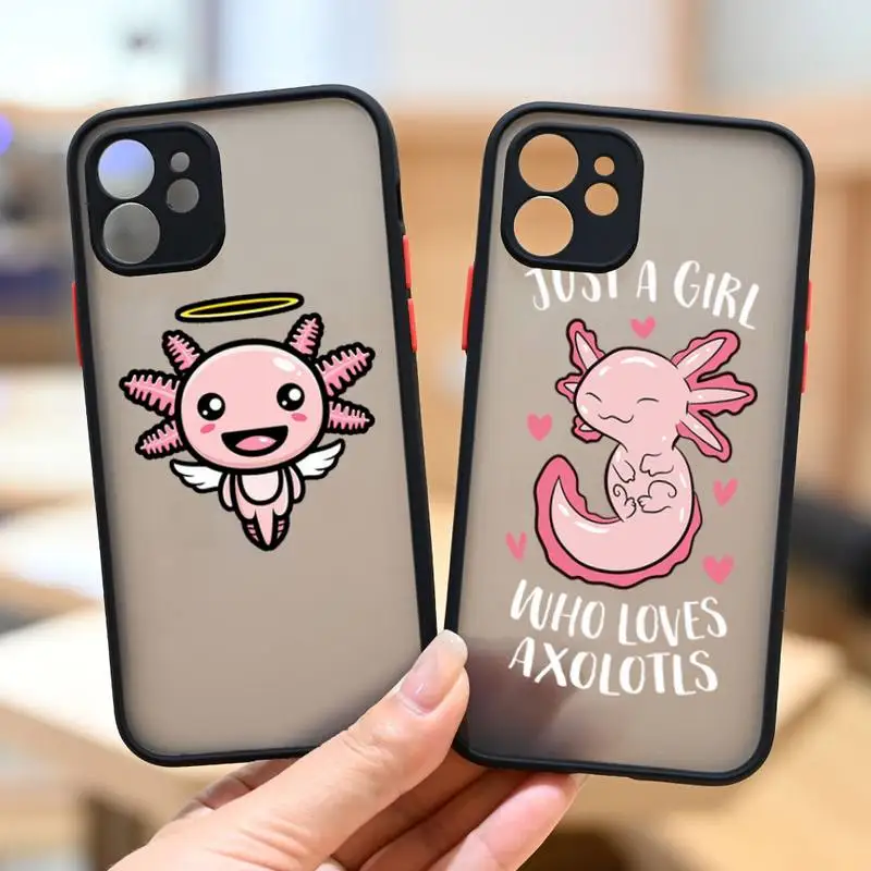 Axolotl cute cartoon Phone Case matte transparent For iphone 7 8 11 12 13 plus mini x xs xr pro max cover
Axolotl cute cartoon Phone Case matte transparent For iphone 7 8 11 12 13 plus mini x xs xr pro max cover