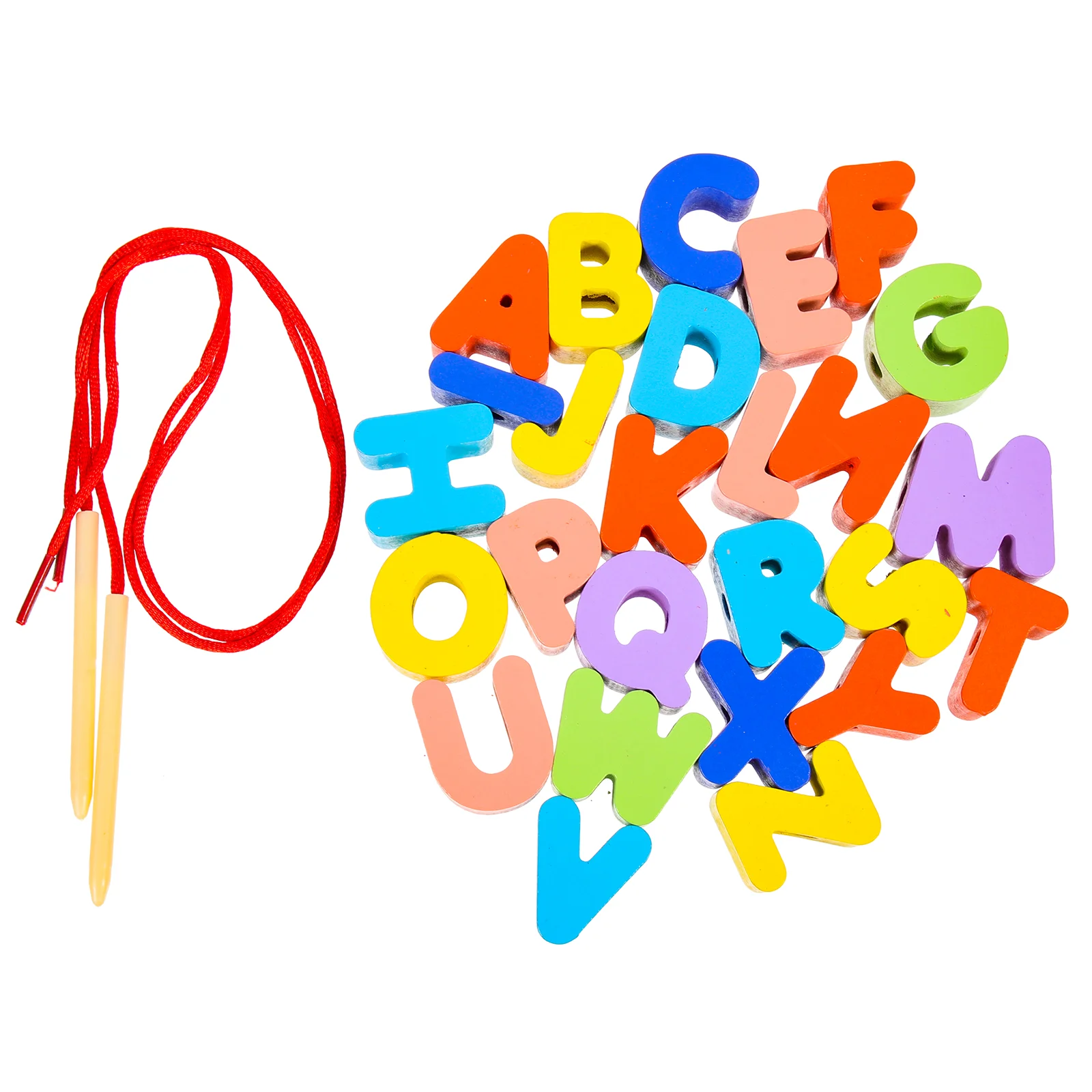 Rope Toy Educational Beaded Toys Wood Wooden Beads Kid Suit Props Letters Blocks Lacing Intelligent Toddler 3d Puzzle
Rope Toy Educational Beaded Toys Wood Wooden Beads Kid Suit Props Letters Blocks Lacing Intelligent Toddler 3d Puzzle