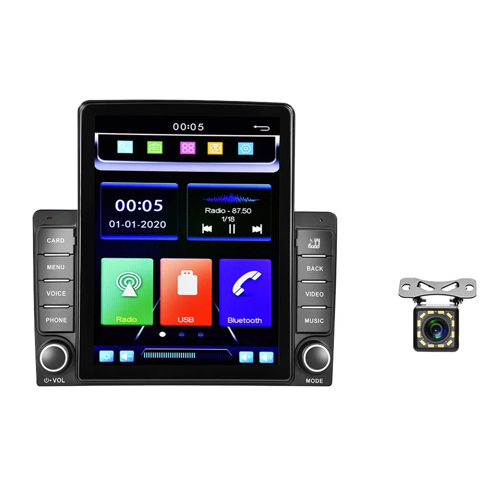 Автомагнитола 2 Din, MP5-плеер с 9,5 дюймовым контактным экраном, FM-радио для Apple/Andriod CarPlay Mirror Link Navi + 12LED камеры
Автомагнитола 2 Din, MP5-плеер с 9,5 дюймовым контактным экраном, FM-радио для Apple/Andriod CarPlay Mirror Link Navi + 12LED камеры