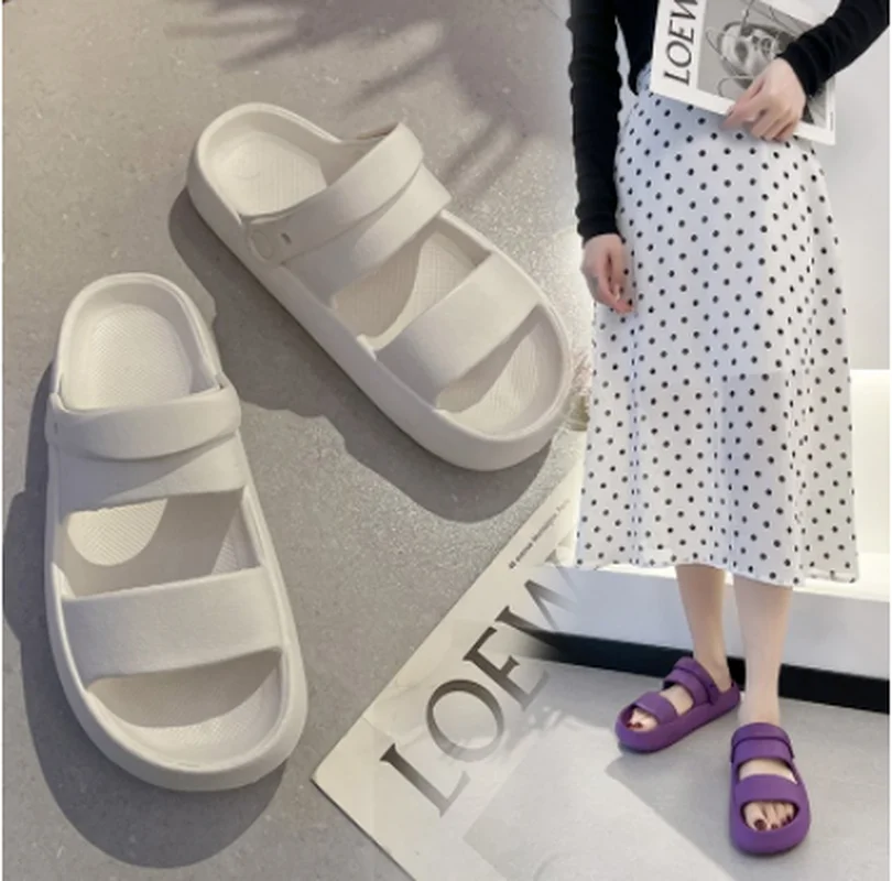 Summer Women Thick Platform Slippers Beach Eva Flip Flops Soft Sole Slide Sandals Leisure Men Ladies Indoor Bath Anti-slip Shoes
Summer Women Thick Platform Slippers Beach Eva Flip Flops Soft Sole Slide Sandals Leisure Men Ladies Indoor Bath Anti-slip Shoes