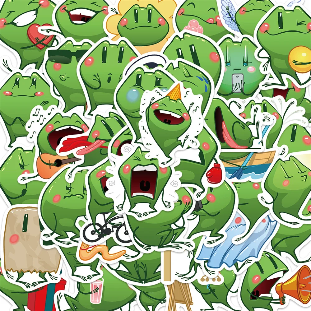 10/30/50PCS New Frog Animal Sticker Pack Cartoon Creative Animation Kids Luggage Table Car Chair Decoration Waterproof Wholesale
10/30/50PCS New Frog Animal Sticker Pack Cartoon Creative Animation Kids Luggage Table Car Chair Decoration Waterproof Wholesale