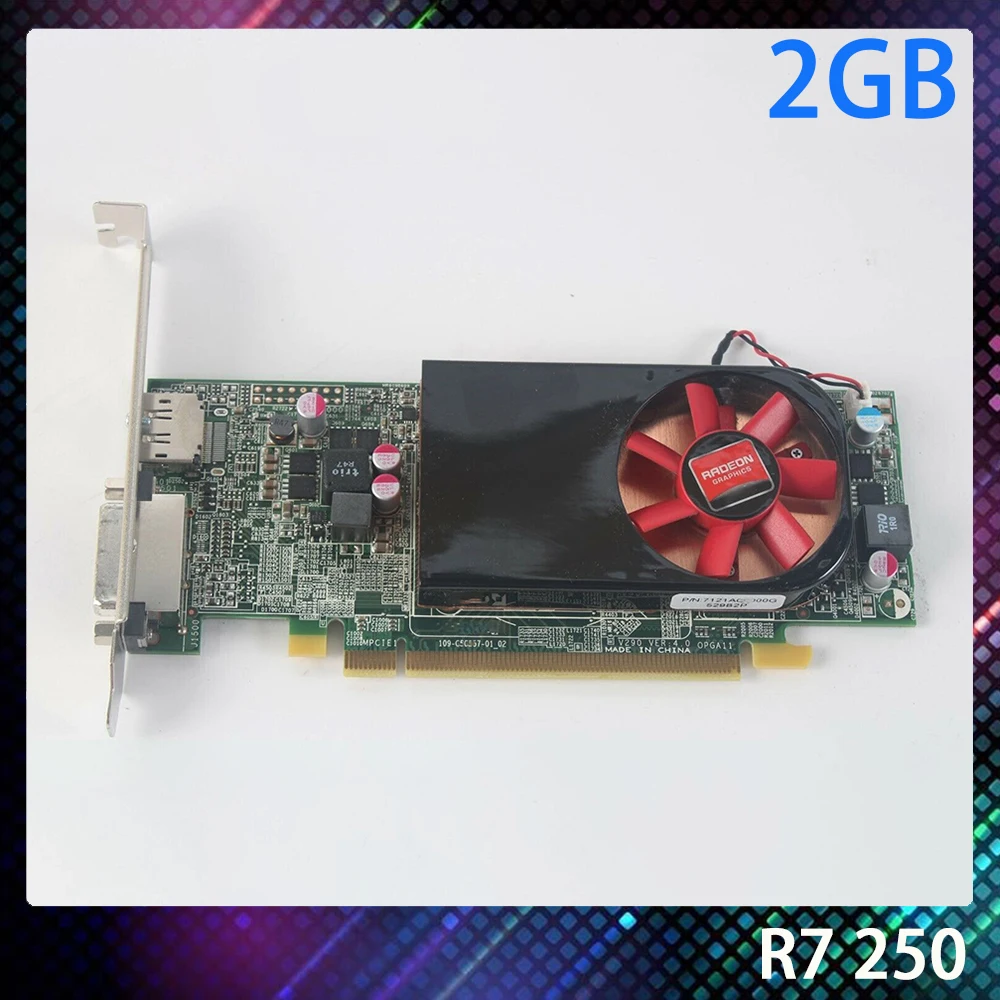 Для DELL R7 250 2G GDDR3 128Bit 4K 60HZ, видеокарта для ПК, видеокарта, дискретная видеокарта, высокое качество, быстрая доставка
Для DELL R7 250 2G GDDR3 128Bit 4K 60HZ, видеокарта для ПК, видеокарта, дискретная видеокарта, высокое качество, быстрая доставка
