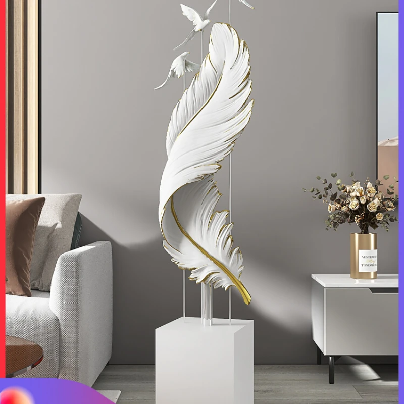 Feather living room ornaments large floor-to-ceiling light luxury sofa TV cabinet next to home decoration entryway art large
Feather living room ornaments large floor-to-ceiling light luxury sofa TV cabinet next to home decoration entryway art large