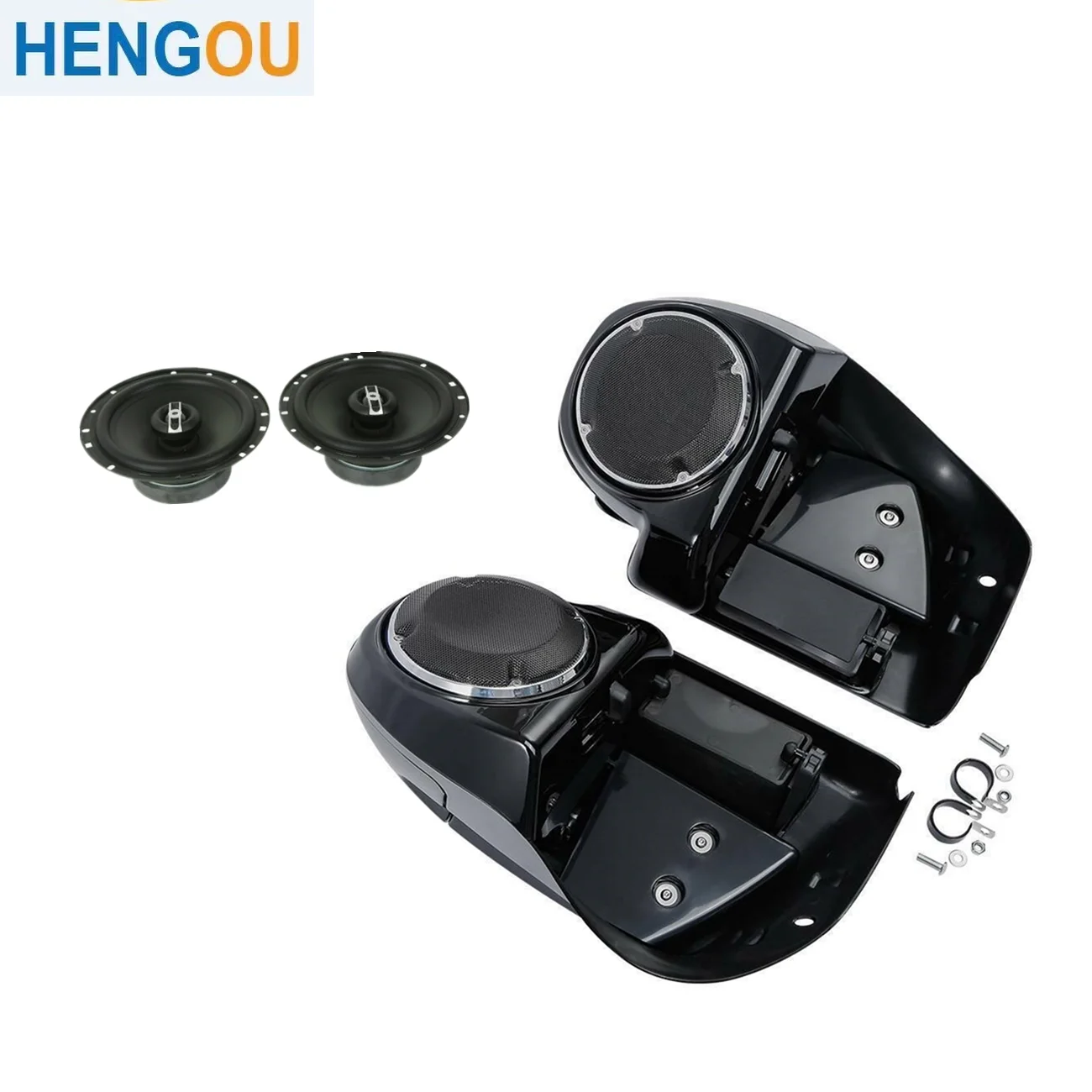 Black Lower Vented Fairings w/ 6.5" Speakers For Harley Touring Road King Electra Glide Road Glide Street Glide 2014-2023
Black Lower Vented Fairings w/ 6.5" Speakers For Harley Touring Road King Electra Glide Road Glide Street Glide 2014-2023