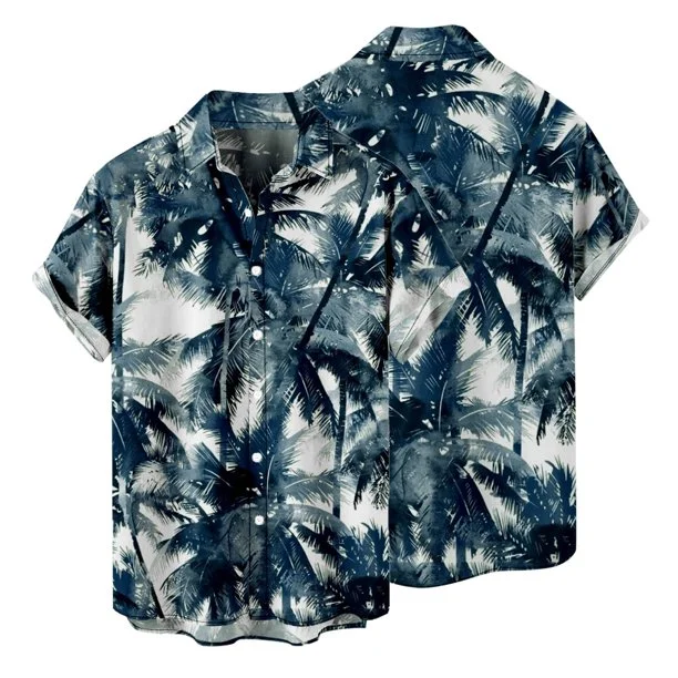 Men's Leaf Print Moisture Wicking Fabric Fashion Hawaiian Lapel Short Sleeve Shirt
Men's Leaf Print Moisture Wicking Fabric Fashion Hawaiian Lapel Short Sleeve Shirt