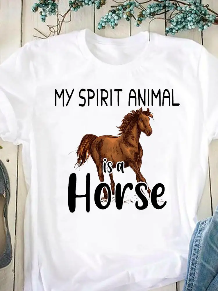 Summer Casual Short sleeve Cartoon Horse Animals Print Funny Cartoon T Shirt Women Anime T-shirt Harajuku Graphic Tshirt Top Tee
Summer Casual Short sleeve Cartoon Horse Animals Print Funny Cartoon T Shirt Women Anime T-shirt Harajuku Graphic Tshirt Top Tee